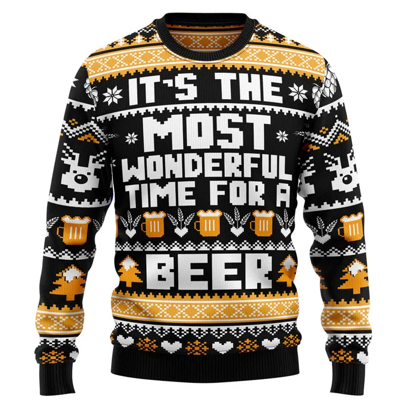most wonderful beer Christmas sweater