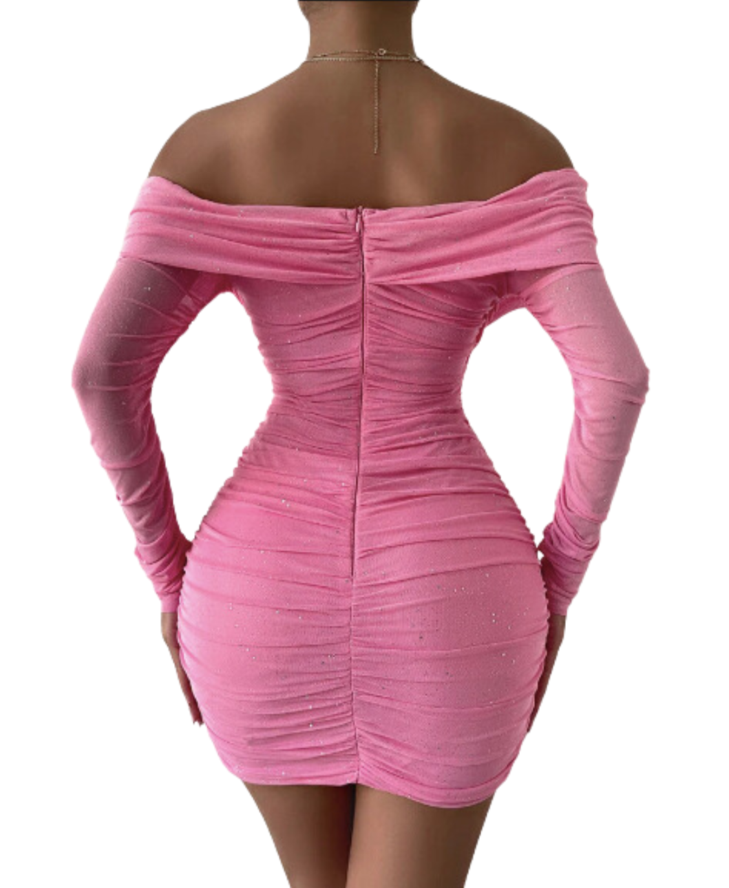 Glitter mini off the shoulder dreamofht90s dress image 4