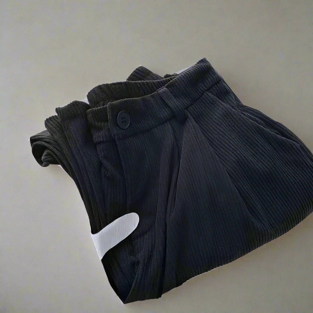 Black Corduroy Pants for women