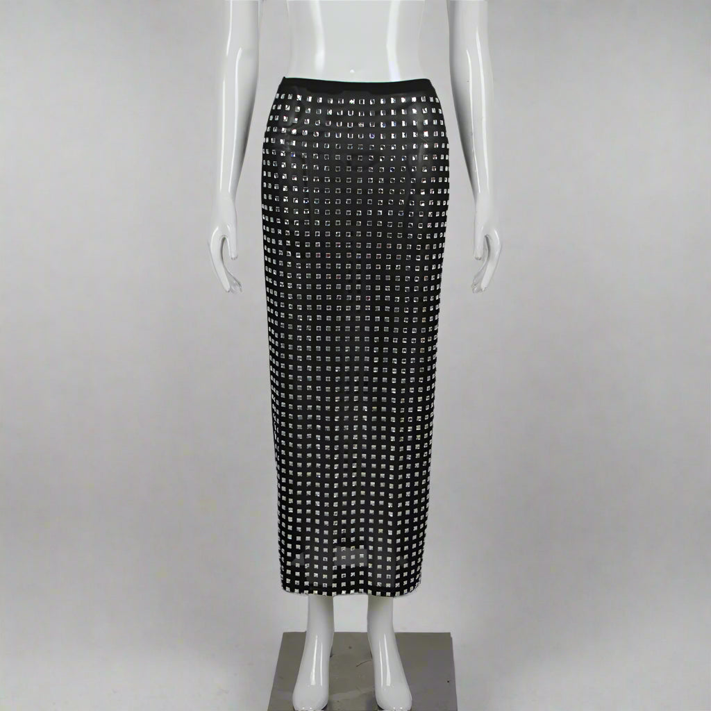 Black Diamond mid waist skirt