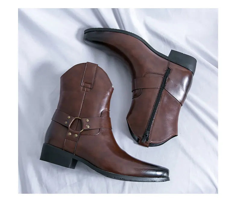 Brown Ankle Boots for Men