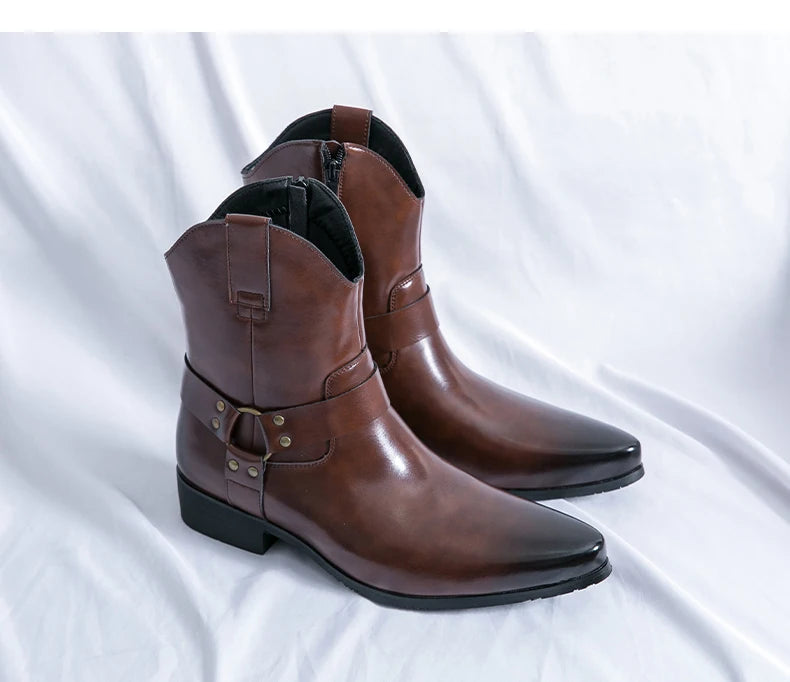 Brown Chelsea Mens Boots