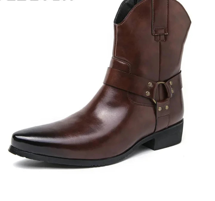 Brown Mens Ankle Boot