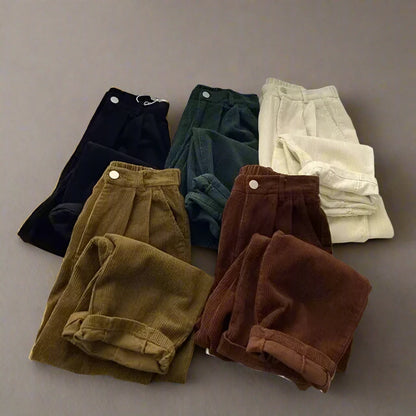 Corduroy Retro Pants in different colors