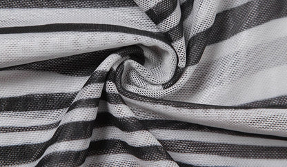 Striped Mesh Dreamofthe90s Two Piece Set