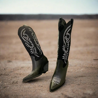 Black Western Boots