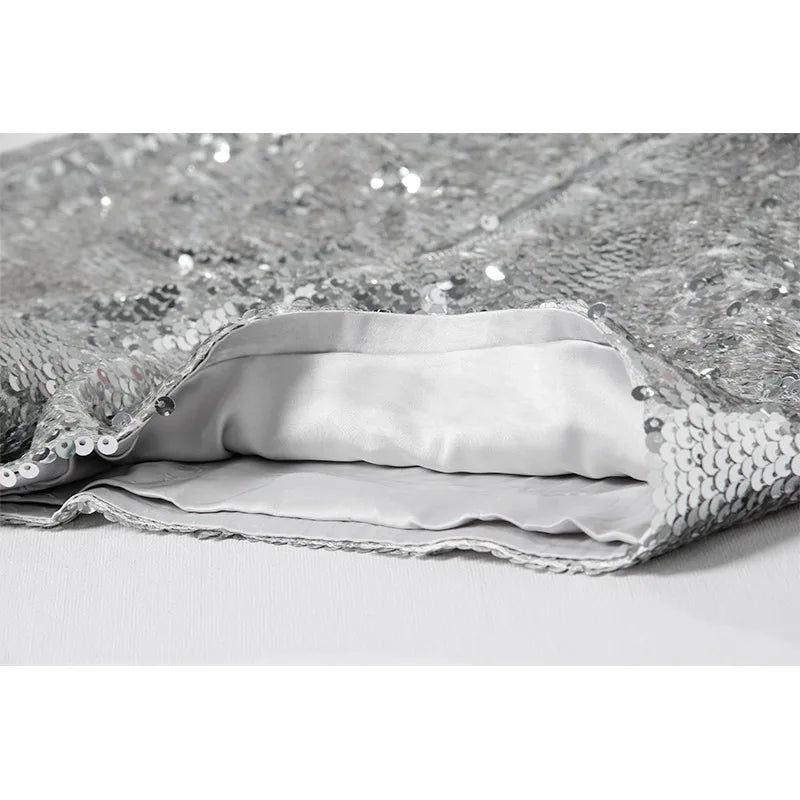 Dreamofthe90s High Waist Sequin Shorts 