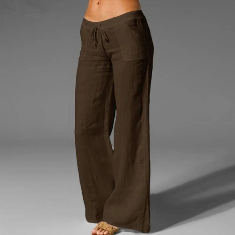 wide flare leg pants image 9