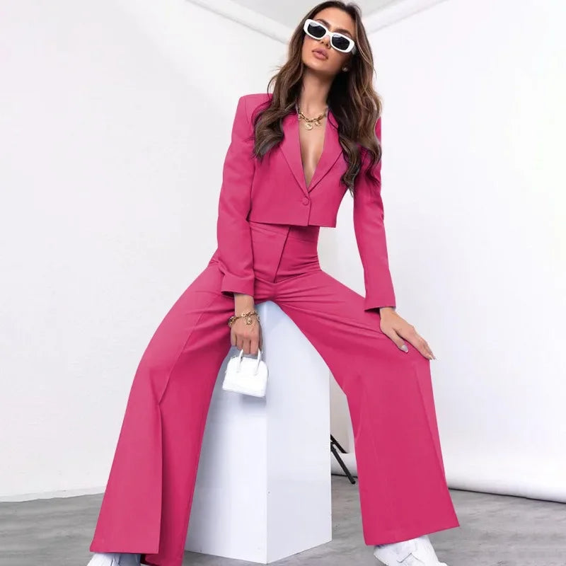 Bell Bottom Blazer Set