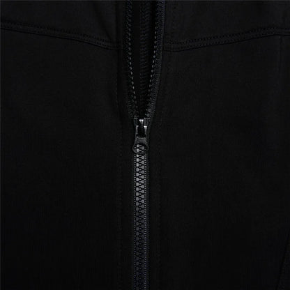 Zipper Closure of Women's Long Sleeve Jumpsuit