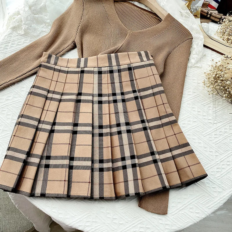 Dreamofthe90s Plaid High Waist Mini Skirt  image 2
