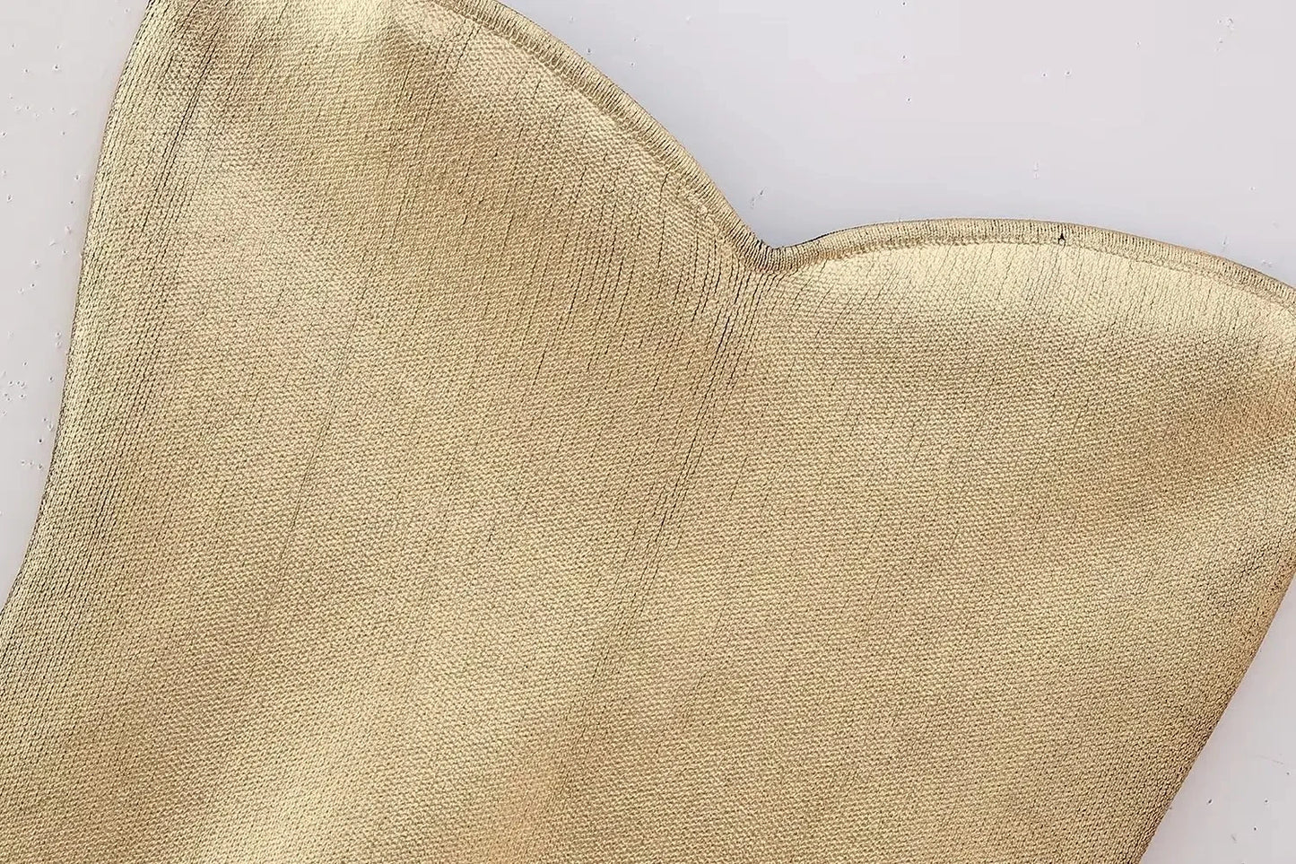 Golden Metallic Dreamofthe90s Strapless Top image 4