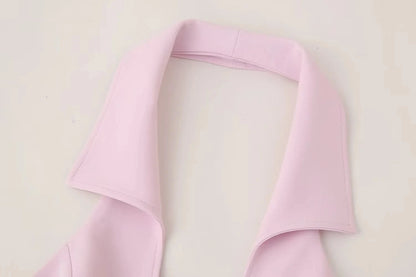 Pink Halter Top Collar