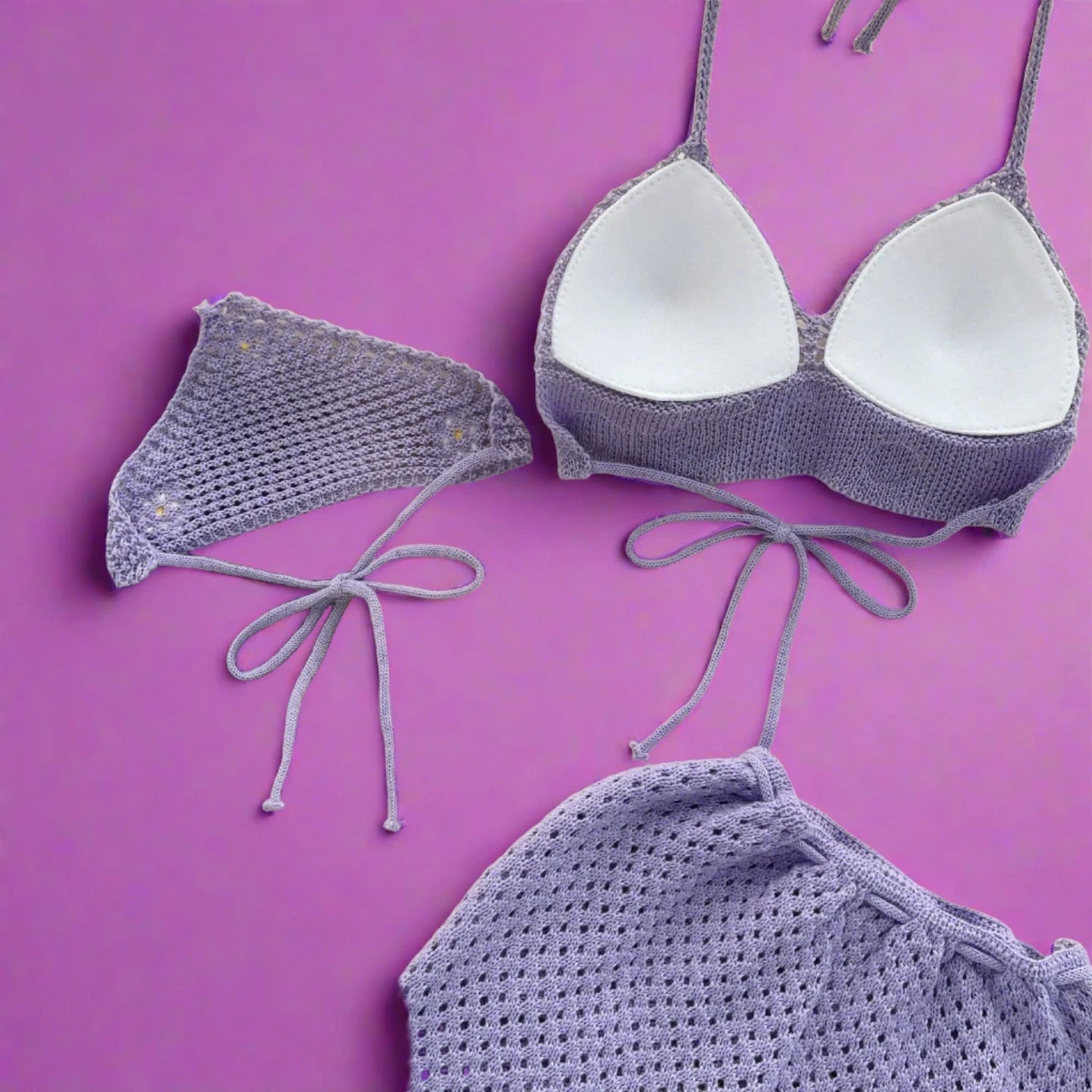 Purple Outfit detail