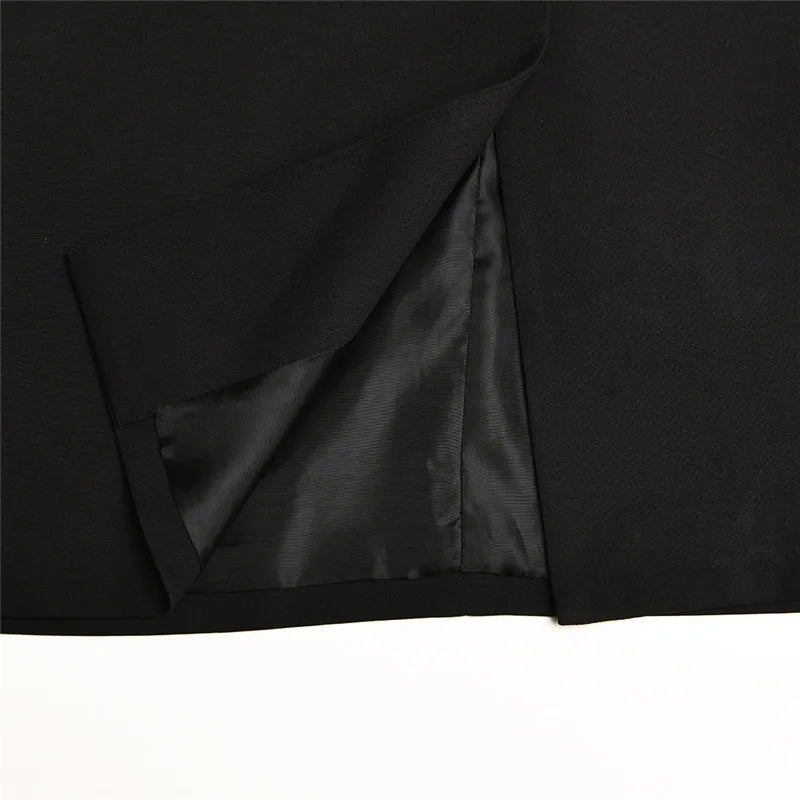 Suit in Black Dreamofthe90s Rhinestone