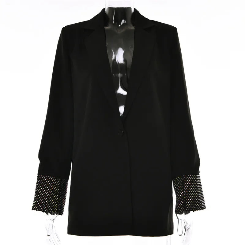 Black Rhinestone Dreamofthe90s Blazer