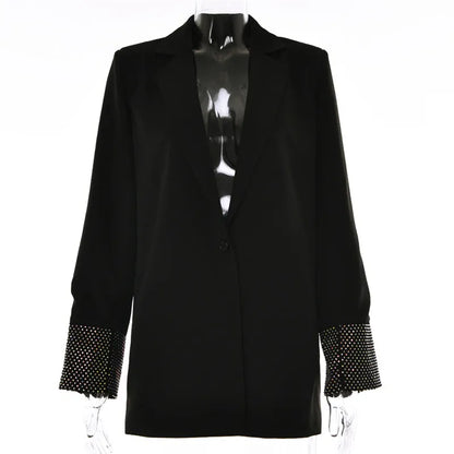 Black Rhinestone Dreamofthe90s Blazer