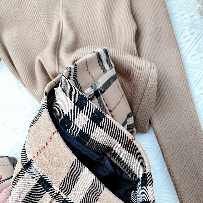 High waist Plaid Mini Dreamofthe90s Skirt image 5