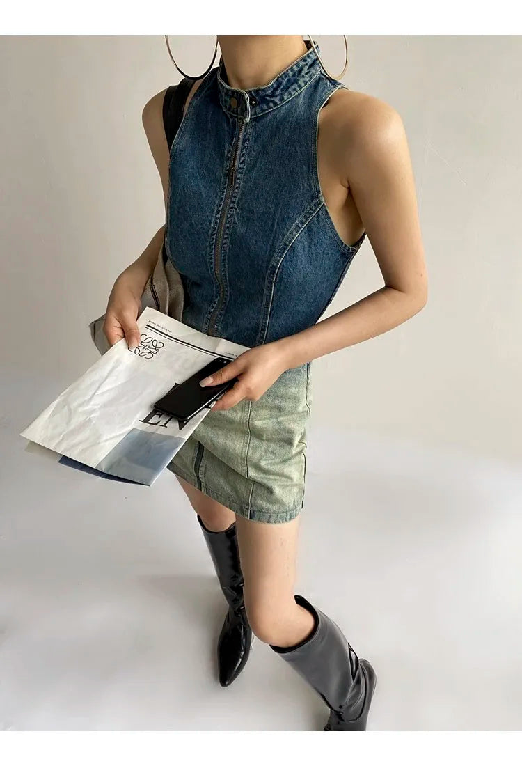 womens denim dress