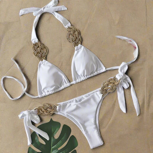 White Bikini Set