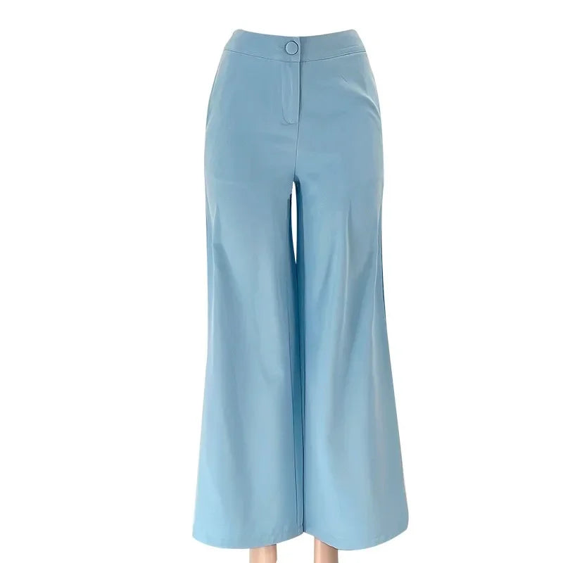 Sky Blue Bell Bottoms for women