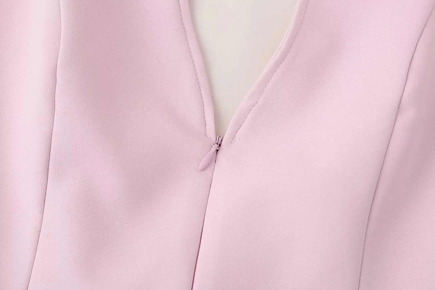 Pink Halter Top Zipper