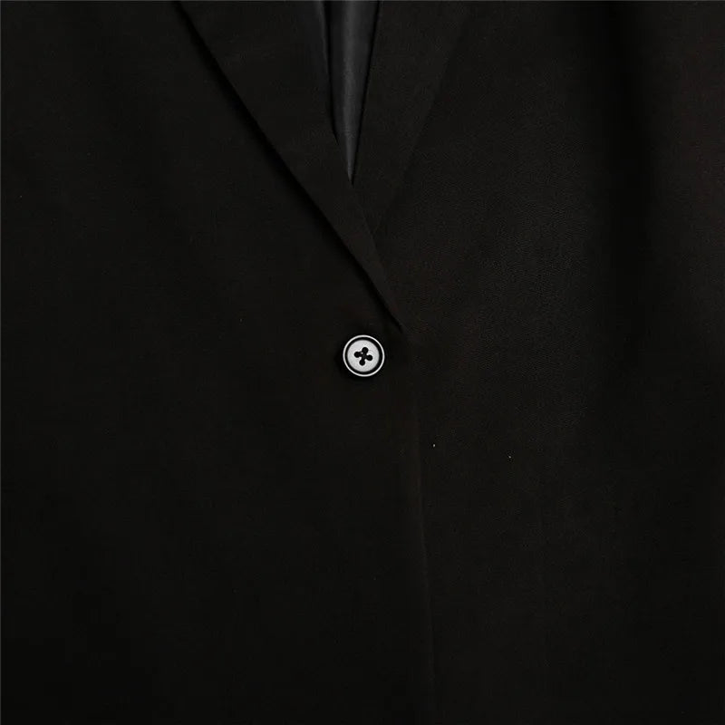 Black Dreamofthe90s Blazer with Rhinestones