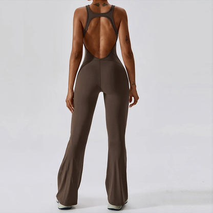 Open Back Women's Jumpsuit