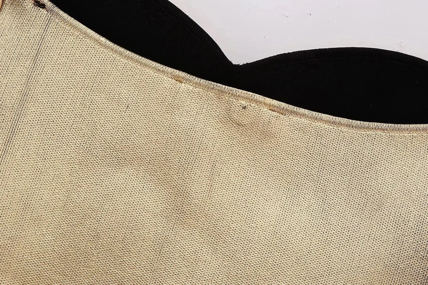 Metallic Dreamofthe90s Gold Strapless Top image 7