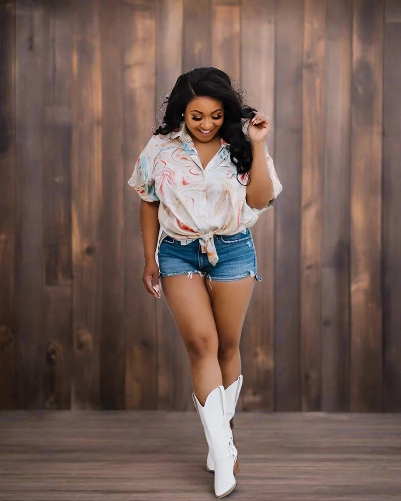 Womens Mid Calf Faux Leather Boots