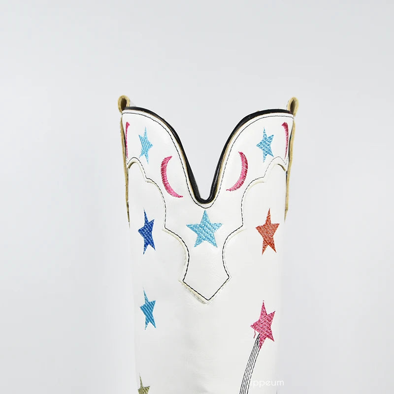 Moons and Stars Western Boots