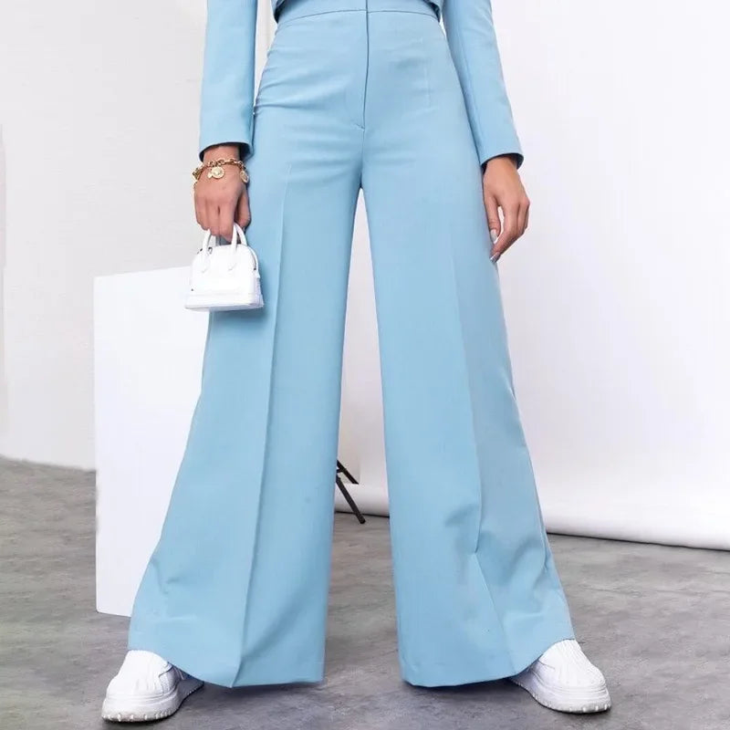 Sky Blue Bell Bottoms