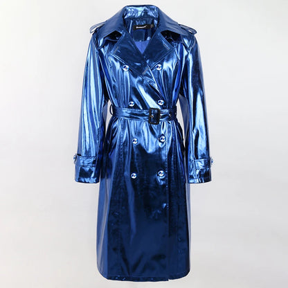 Blue Trench Coat 