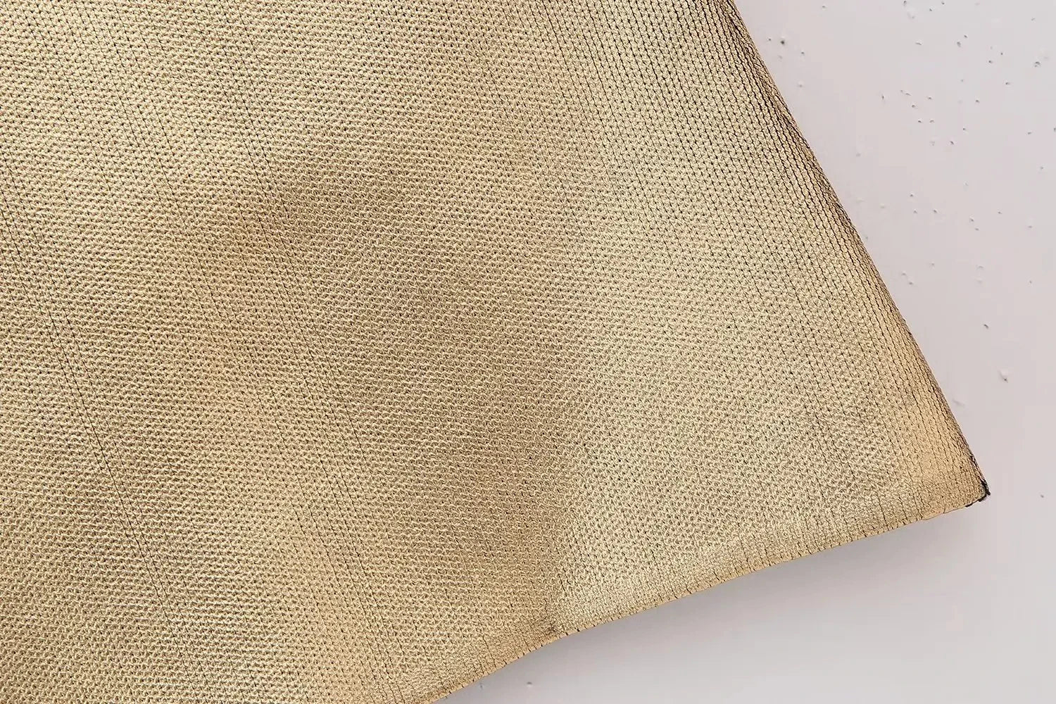 Metallic Strapless Top in gold image 8