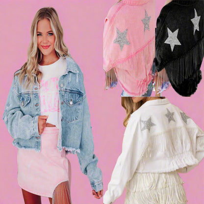 Fringe Denim Jackets