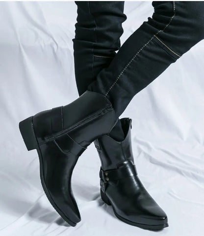 Zipper Closure Ankle Boots
