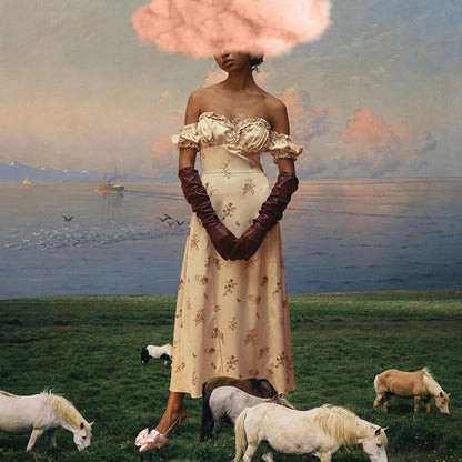 Floral Print Puff Sleeve Dress  | Dreamofthe90s